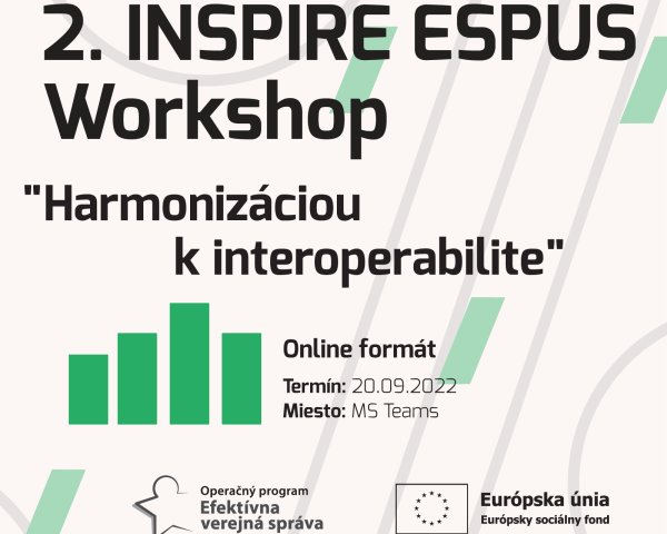 Pozvánka na 2.INSPIRE ESPUS Workshop