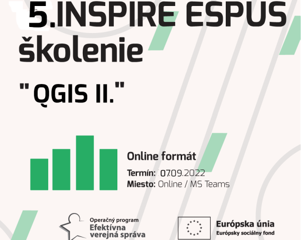 Výstupy 5.INSPIRE ESPUS Školenia “QGIS II”